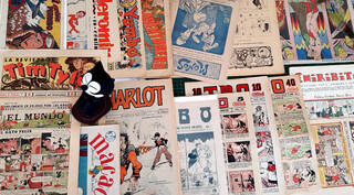 Una exposición muestra la evolución del cómic en nuestro país: Desde 'El Capitán Trueno' a 'Mortadelo' y 'El Víbora'