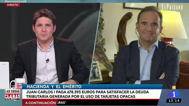 Cintora entrevistando a Raúl Burillo.