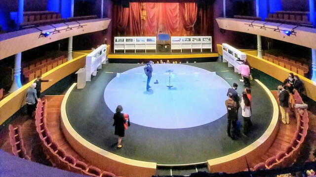 Una imagen de la pista del Teatro Circo de Albacete.