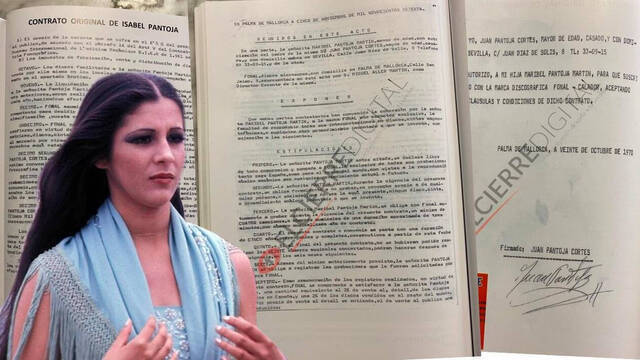Isabel Pantoja y sus contratos. 