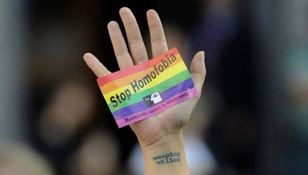 Lucha contra la homofobia.