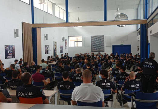 Asamblea de la Policía Local de Albacete. 