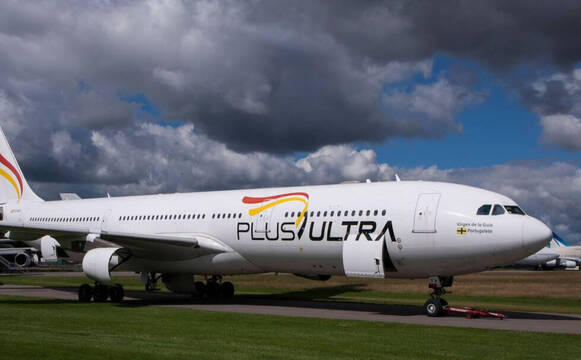 Una aeronave de Plus Ultra. 