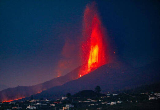 Volcán de La Palma. 