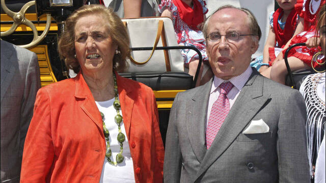 Teresa Rivero y José María Ruiz Mateos. 