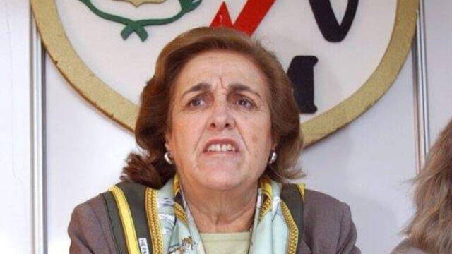 Teresa Rivero presidente del Rayo Vallecano. 