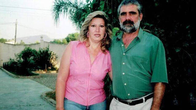 Lucía Garrido y su exmarido Manuel Alonso.