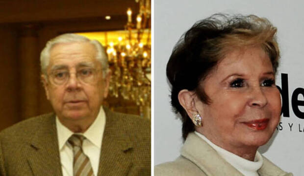 José Antonio Martínez Uranga y Lina Morgan.