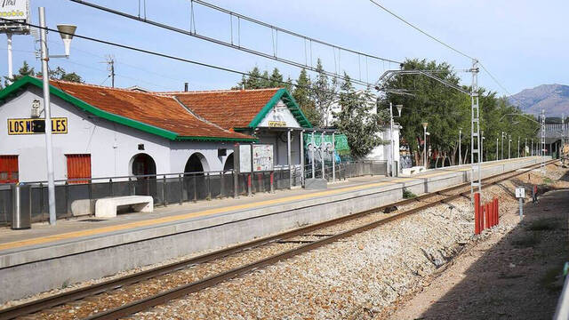Estación de Los Negrales, en el municipio madrileño de Alpedrete.