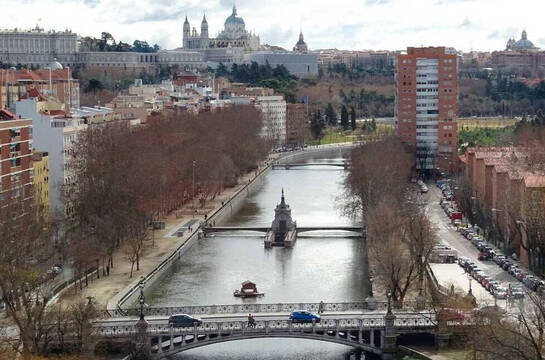 El río Manzanares, Madrid