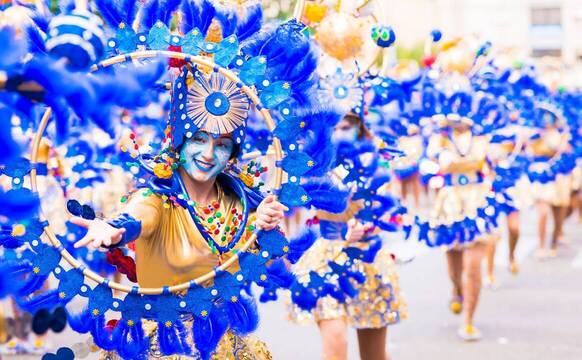 Celebración del Carnaval.