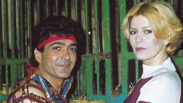 Ángel Cristo y Bárbara Rey.