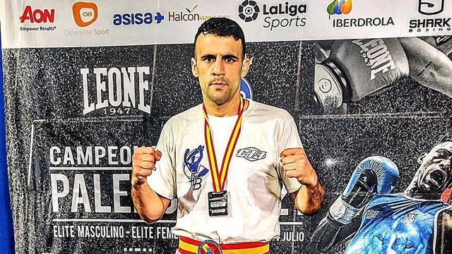 Aarón González, boxeador tres veces campeón de España.