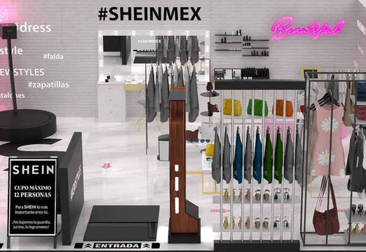 Shein, nueva pop store en Madrid.