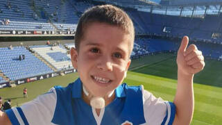 La historia de Miguel: El niño forofo del Dépor que estuvo a punto de morir que fue a Riazor gracias al Albacete