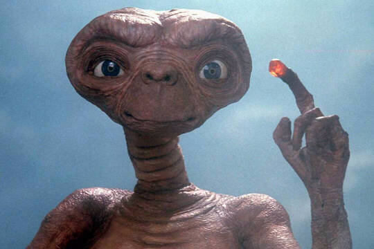 E.T., El extraterrestre.
