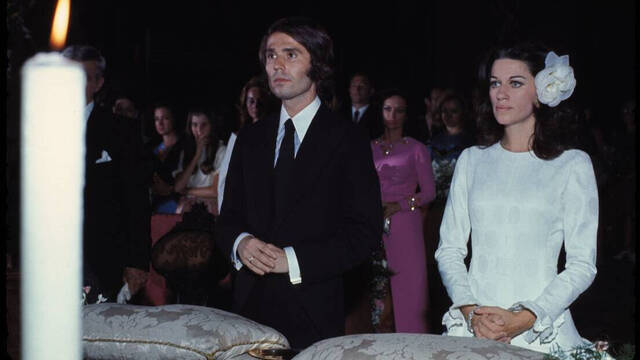 Raphael y Natalia Figueroa se casaron el 14 de julio de 1972 en Venecia. 