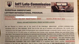Vuelve la estafa que afirma que te ha tocado la lotería: Los fraudes de cara al verano