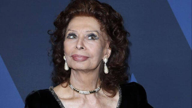 Sofía Loren, a los 87 años es uno de los iconos del cine europeo. 