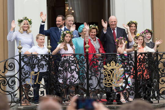 La Familia real de Noruega.