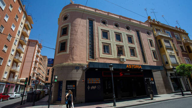 El edificio que ocupó Cinema Astoria en Albacete.