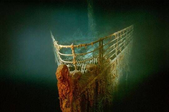 Restos del Titanic.