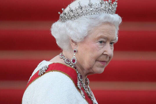 Reina Isabel II de Inglaterra.