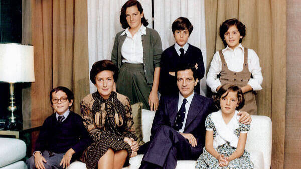 Retrato de la familia Suárez a finales de los años setenta. 