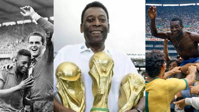 Pelé, un ídolo del fútbol mundial.