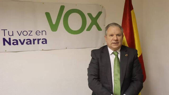 Javier Fernández, el nuevo coordinador de VOX Tudela.