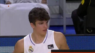 Hugo González, la nueva y joven 'perla' del baloncesto en el Real Madrid que recuerda a Luka Doncic