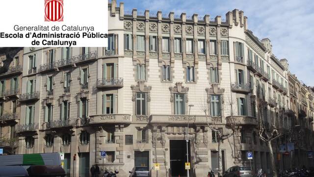 Edificio de la escuela de administración pública de la Generalitat de Cataluña