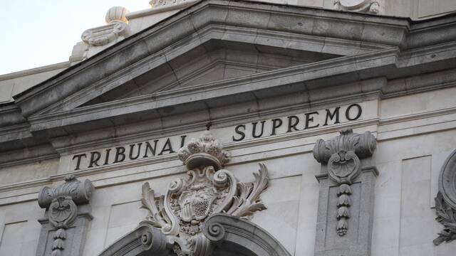 Fachada del Tribunal Supremo de Madrid.