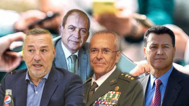 Miguel Ángel Ramírez, Francisco Espinosa, Vicente Reig y Eustasio López.