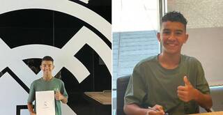Manu Romero, el joven lateral de 14 años que juega en el Real Madrid y ya ilusiona a la afición blanca