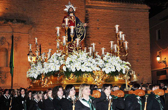 Acto procesional de Semana Santa en Totana.