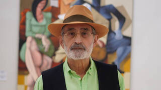 El artista asturiano Alfredo Montaña expone de nuevo en Madrid su trabajo 'Hora Punta'