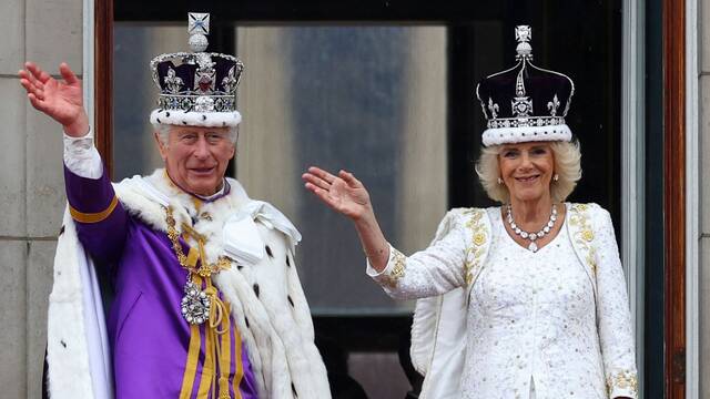 El rey Carlos III y la reina Camilla de Inglaterra.