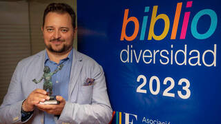 El periodista y escritor David Felipe Arranz, Premio a la Bibliodiversidad 2023