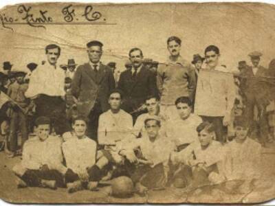Primer equipo de Riotinto en 1878.