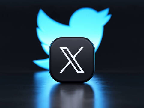 Los logotipos de Twitter.