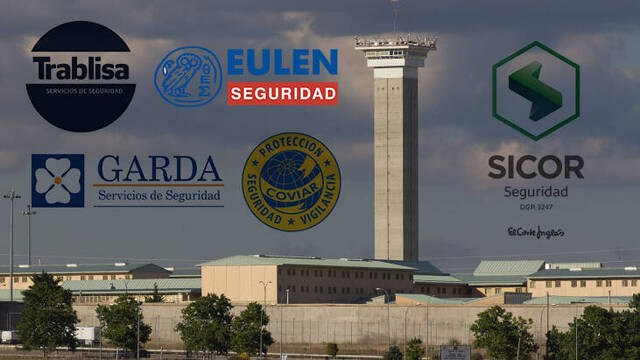 Empresas de seguridad privada que operan en cárceles españolas.