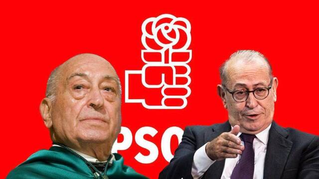 El fallecido Nicolás Redondo Urbieta y Nicolás Redondo Terreros, ahora expulsado del PSOE.