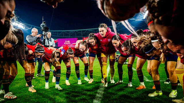 Las jugadoras de la Selección Femenina, durante el Mundial de Australia y Nueva Zelanda.