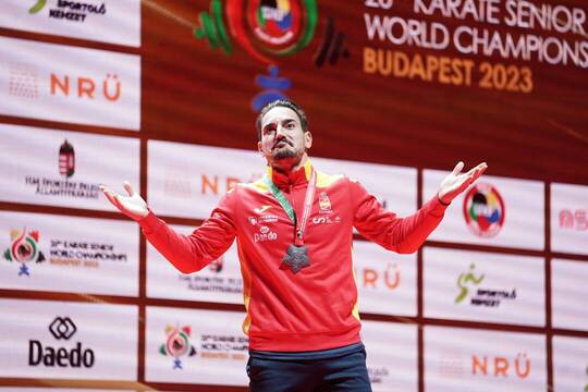 Damián Quintero conquista su cuarta plata consecutiva en el Mundial de Budapest