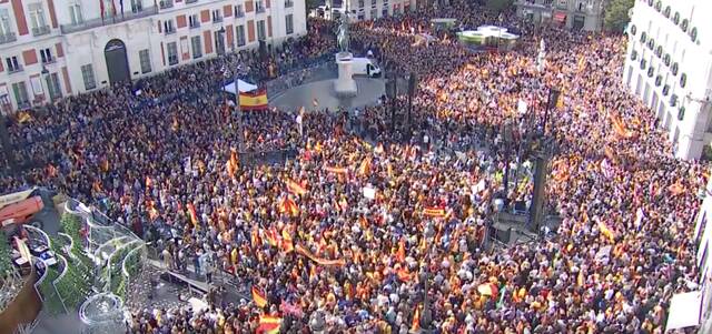 Imagen de la Puerta del Sol de Madrid.