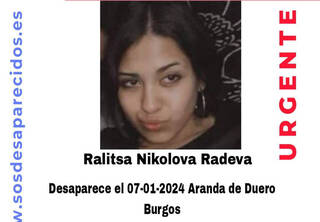 Preocupa desaparición menor Ralitsa Nikolova en Aranda de Duero: “Ha sido manipulada”