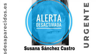 Localizan en buen estado a Susana Sánchez, desaparecida en Aluche: "Ha estado viviendo en la calle una semana"