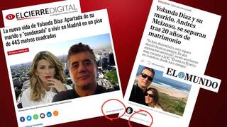 Vuelven a copiar las exclusivas de Elcierredigital: Revelamos que Yolanda Díaz se había separado de su marido