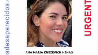 Novedades desaparición Ana María Knezevich en Madrid: "El matrimonio gozaba de un alto nivel adquisitivo"